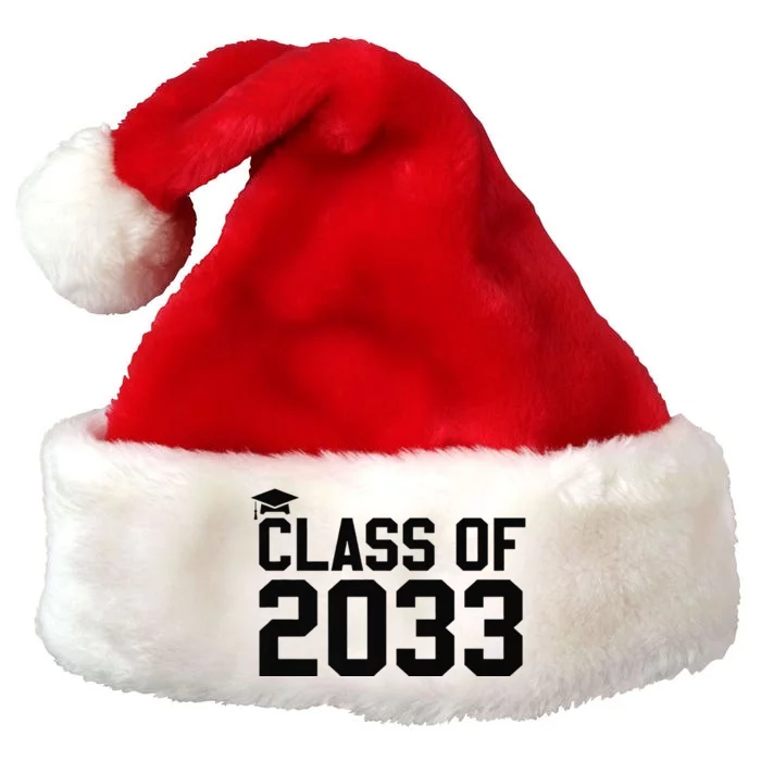 Class Of 2033 Graduation First Day Of School Premium Premium Christmas Santa Hat