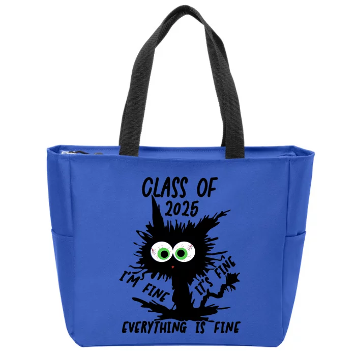 Class Of 2025 Funny Gift Zip Tote Bag