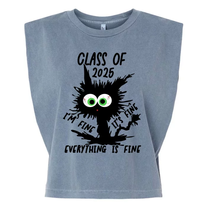 Class Of 2025 Funny Gift Garment-Dyed Women's Muscle Tee