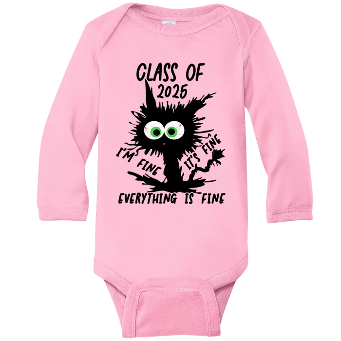 Class Of 2025 Funny Gift Baby Long Sleeve Bodysuit