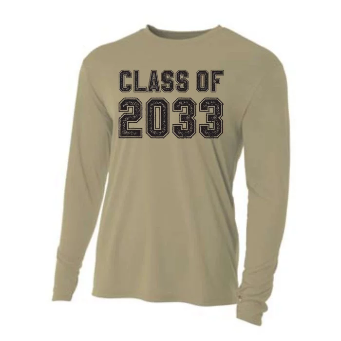 Class Of 2033 Graduation First Day Of School Cooling Performance Long Sleeve Crew