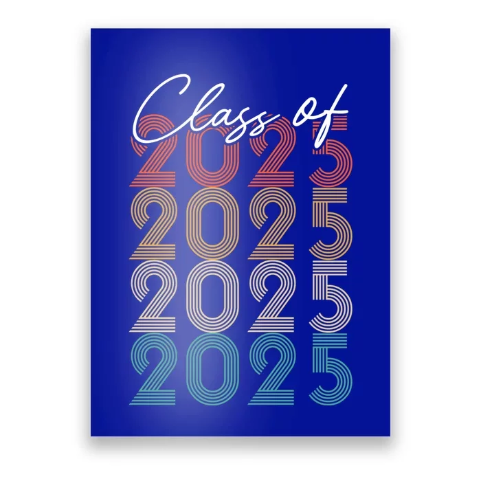 Class Of 2025 Vintage Senior 2025 Gift Poster