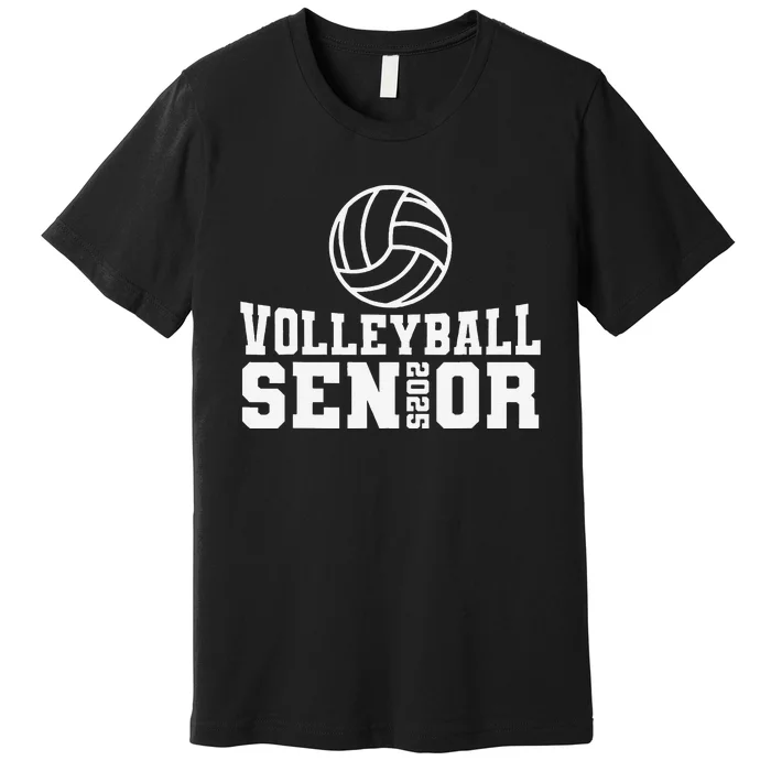 Class Of 2025 Volleyball Senior Night Premium T-Shirt