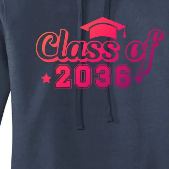 Class Of 2036 Grow With Me Gift First Day Of Kindergarten Gift Women's Pullover Hoodie