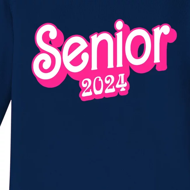 Class Of 2024 Senior Gifts Funny Seniors 2024 Baby Long Sleeve Bodysuit