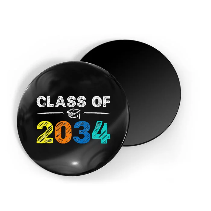 Class Of 2034 Grow With Me First Day Of School Graduation Magnet