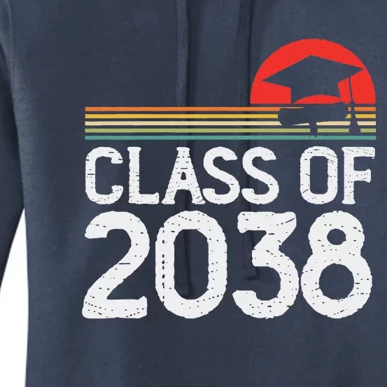 Class Of 2038 Grow With Me Kindergarten To Graduation Women's Pullover Hoodie