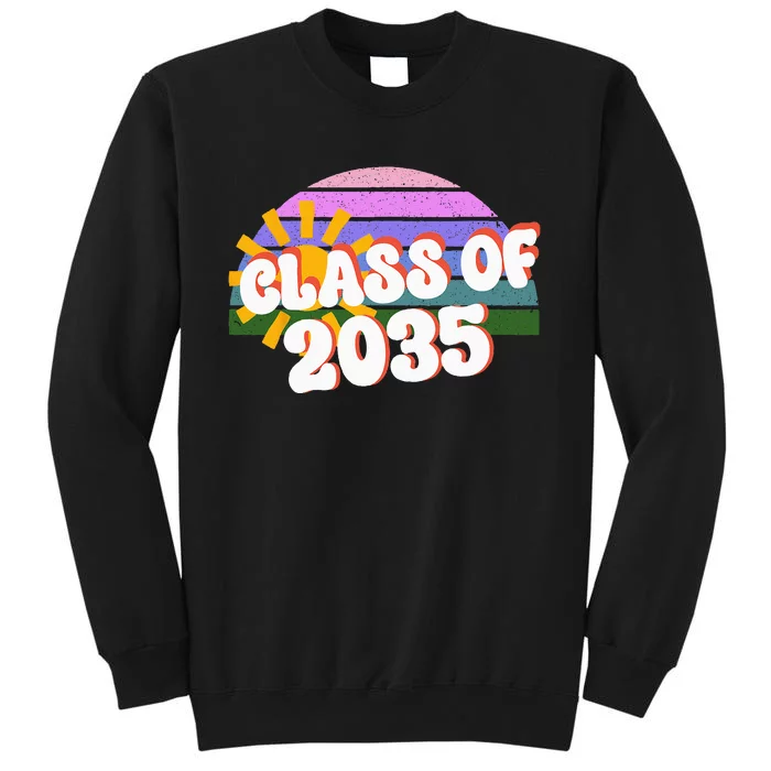 Class Of 2035 Back To School Rainbow Summer Sunshine Sweatshirt