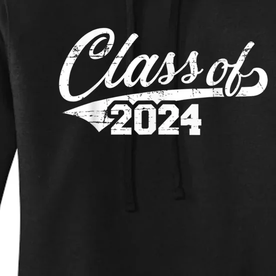 Class Of 2024 Happy 100th Day Of School Women's Pullover Hoodie