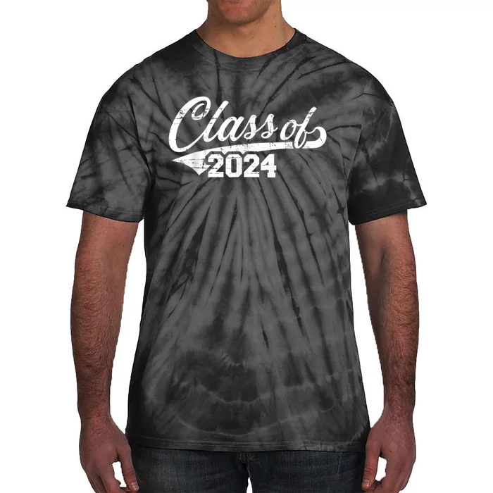 Class Of 2024 Happy 100th Day Of School Tie-Dye T-Shirt