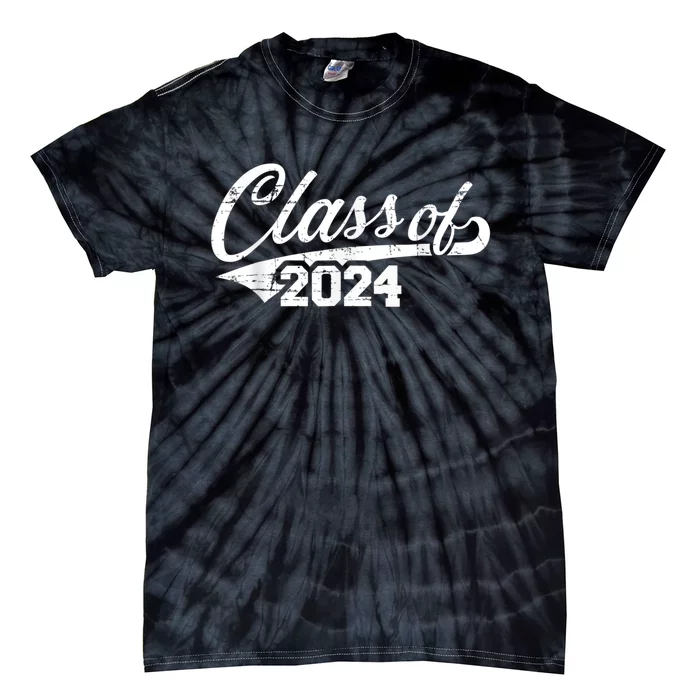 Class Of 2024 Happy 100th Day Of School Tie-Dye T-Shirt