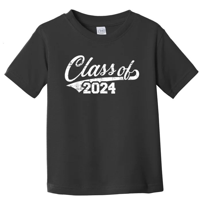 Class Of 2024 Happy 100th Day Of School Toddler T-Shirt