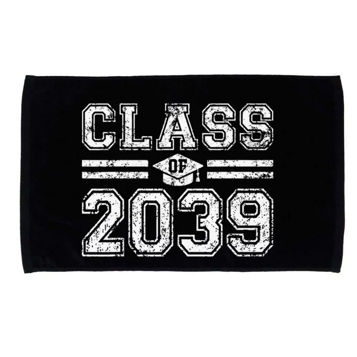 Class Of 2039 Grow With Me Graduation First Day Of School Microfiber Hand Towel