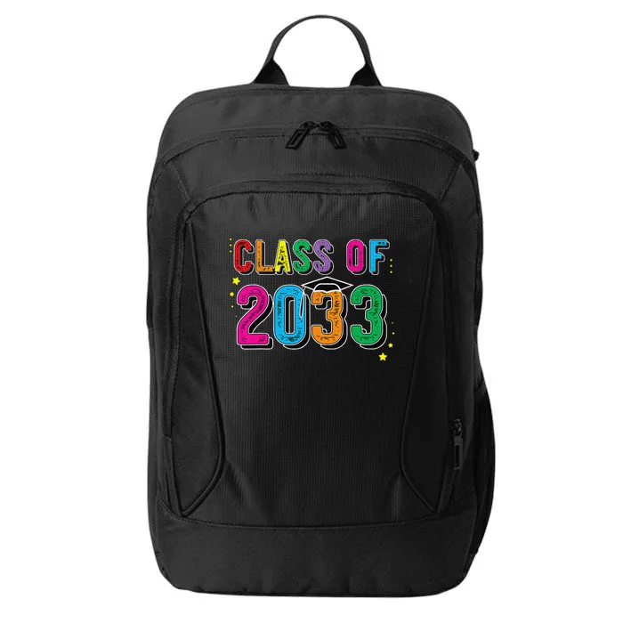 CLASS OF 2033 Grow With Me Funny First Day Of School City Backpack