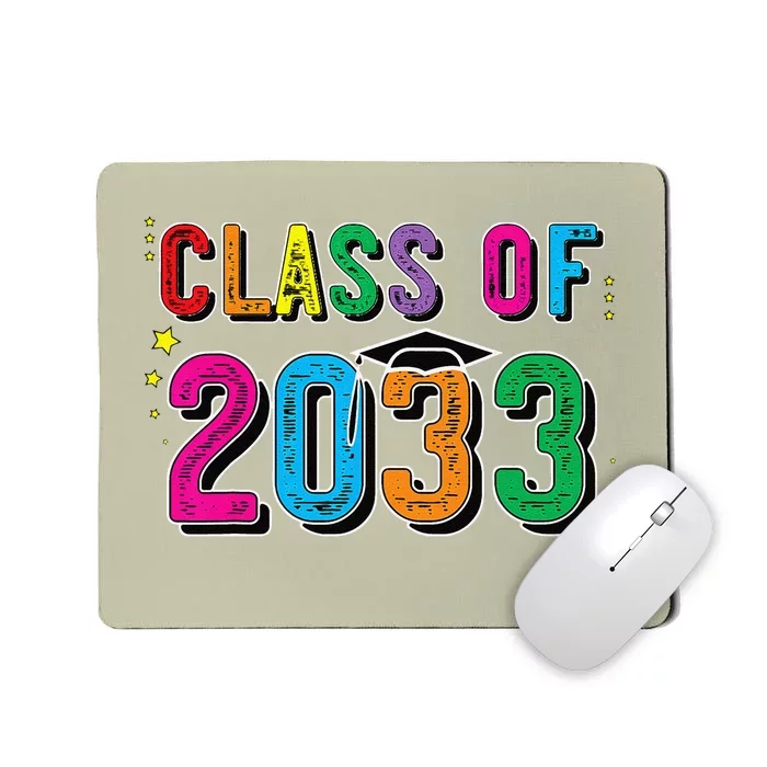 CLASS OF 2033 Grow With Me Funny First Day Of School Mousepad