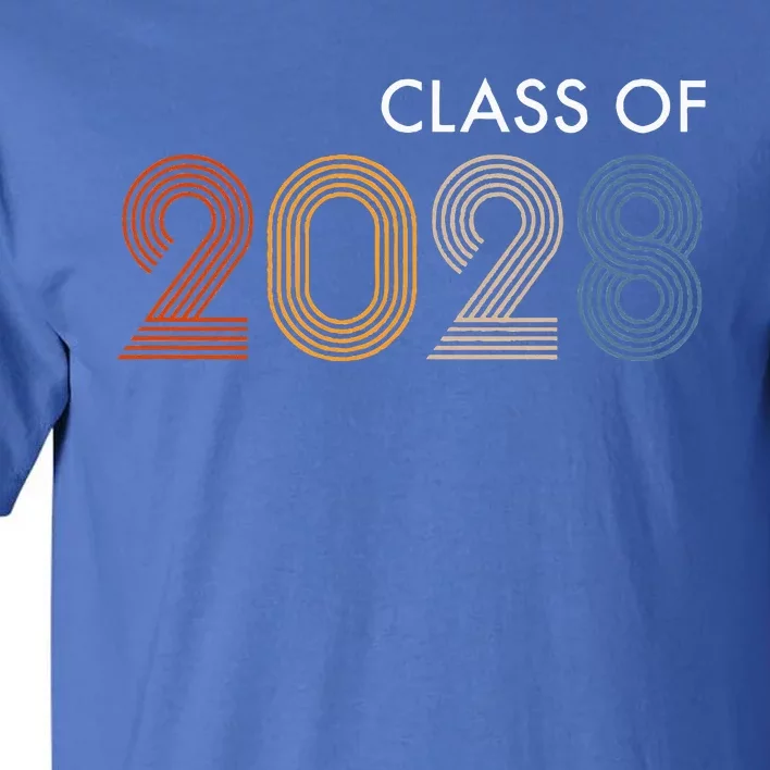 Class Of 2028 College University High School Future Graduate Tall T-Shirt