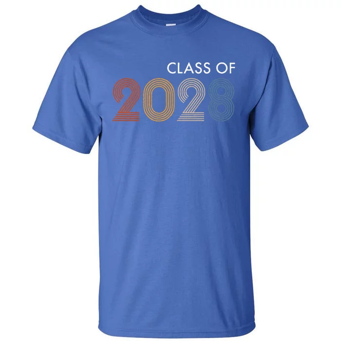 Class Of 2028 College University High School Future Graduate Tall T-Shirt