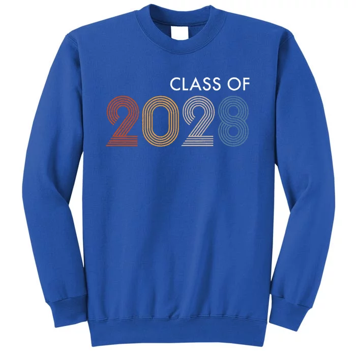 Class Of 2028 College University High School Future Graduate Tall Sweatshirt