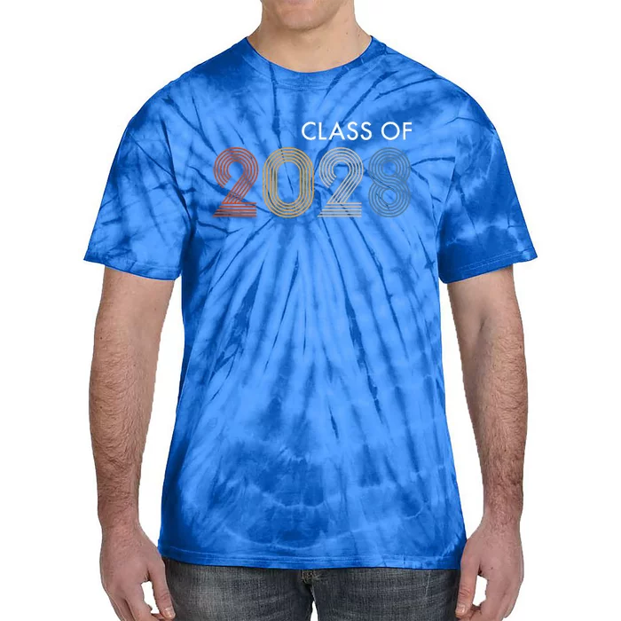 Class Of 2028 College University High School Future Graduate Tie-Dye T-Shirt