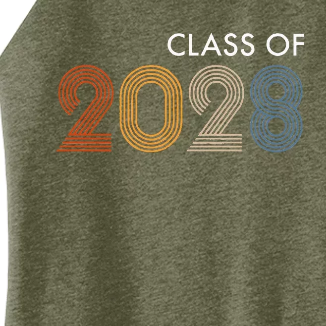 Class Of 2028 College University High School Future Graduate Women’s Perfect Tri Rocker Tank