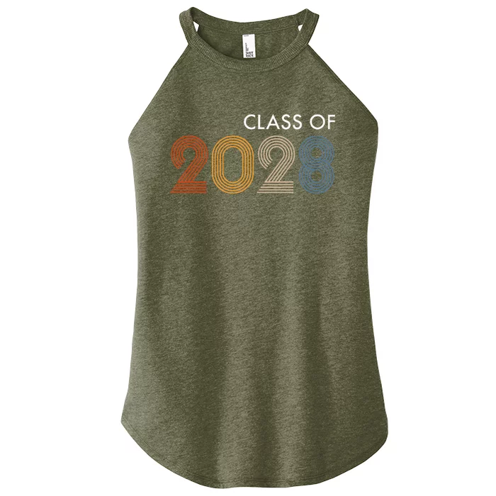 Class Of 2028 College University High School Future Graduate Women’s Perfect Tri Rocker Tank