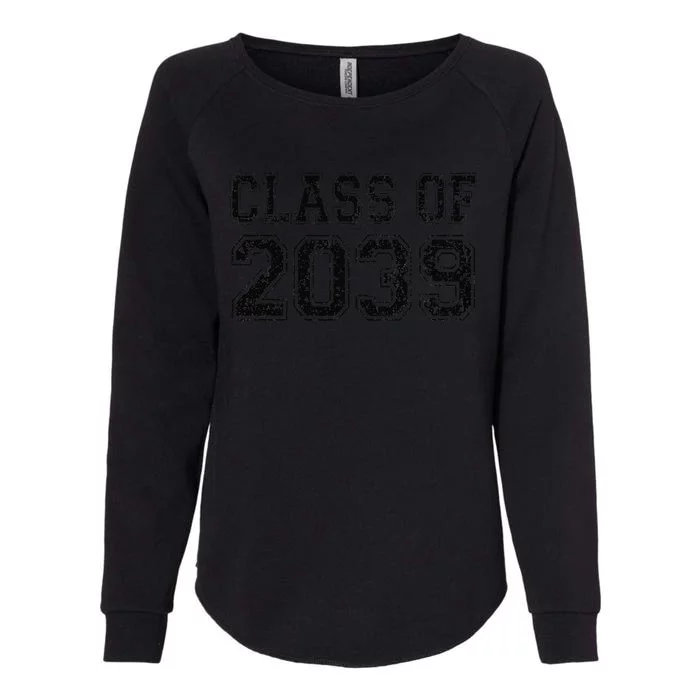 Class Of 2039 Grow With Me Graduation Vintage Womens California Wash Sweatshirt