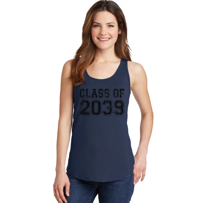 Class Of 2039 Grow With Me Graduation Vintage Ladies Essential Tank