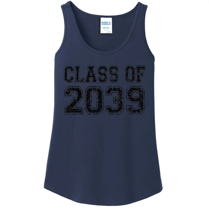 Class Of 2039 Grow With Me Graduation Vintage Ladies Essential Tank