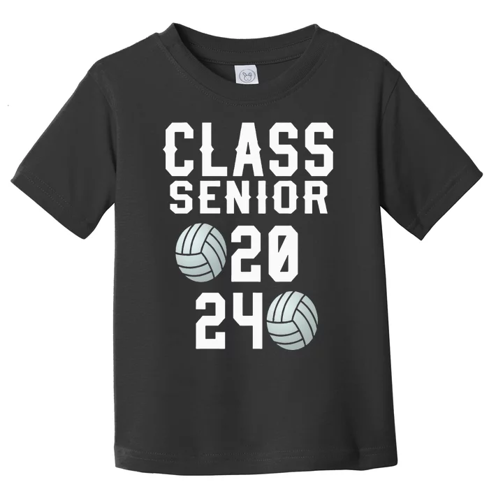 Class of 2024 senior volleyball Toddler T-Shirt