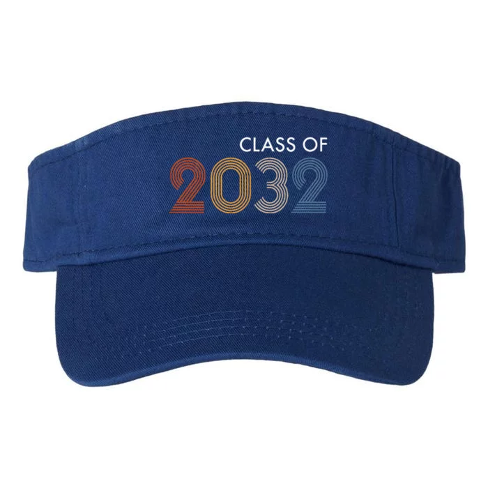 Class Of 2032 College University High School Future Graduate Valucap Bio-Washed Visor