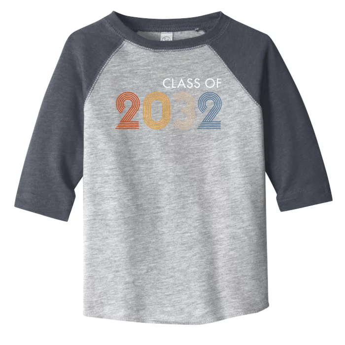 Class Of 2032 College University High School Future Graduate Toddler Fine Jersey T-Shirt