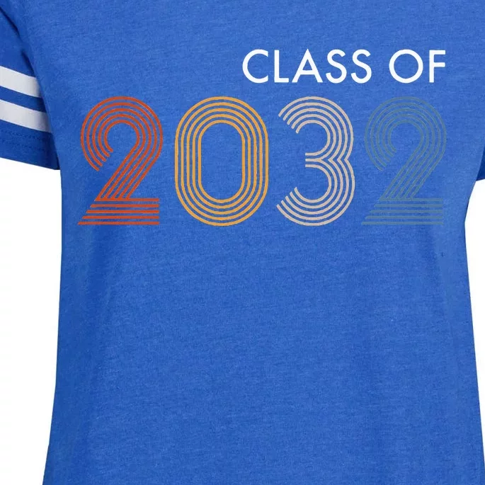 Class Of 2032 College University High School Future Graduate Enza Ladies Jersey Football T-Shirt