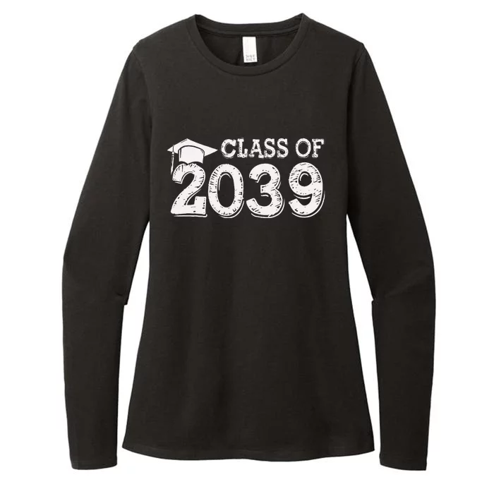 Class Of 2039 Grow With Me Handprints Space On Back Womens CVC Long Sleeve Shirt