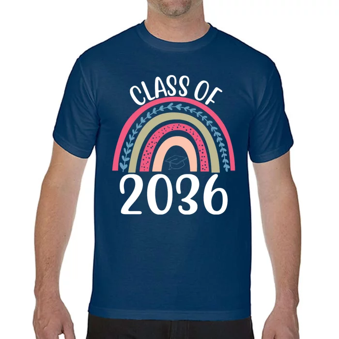 Class Of 2036 Rainbow Graduation Comfort Colors T-Shirt