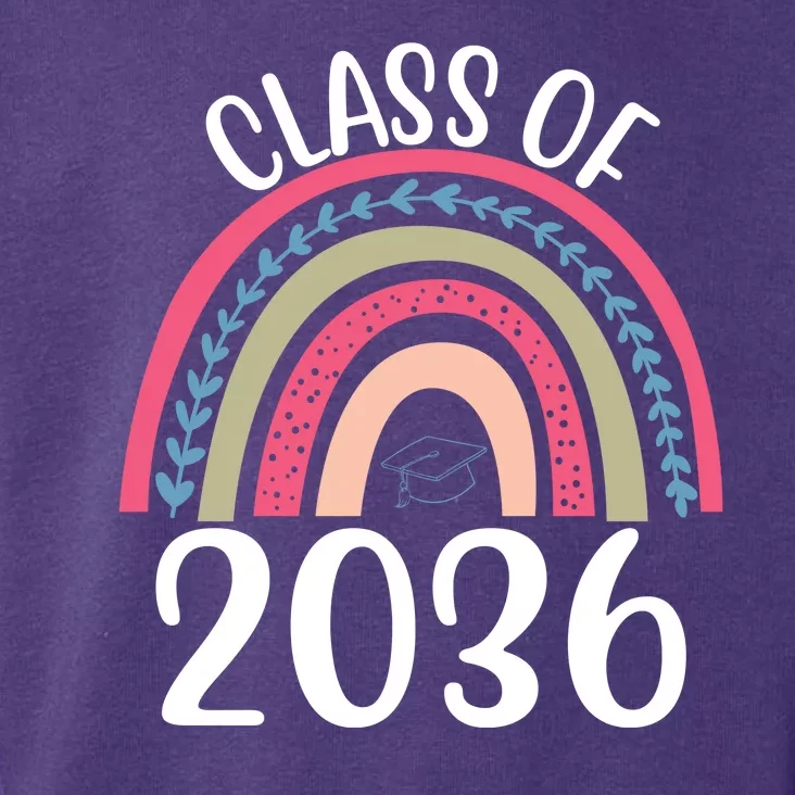 Class Of 2036 Rainbow Graduation Toddler Hoodie