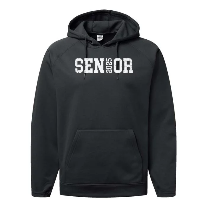 Class Of 2025 Senior 2025 Graduation 2025 Back To School Performance Fleece Hoodie