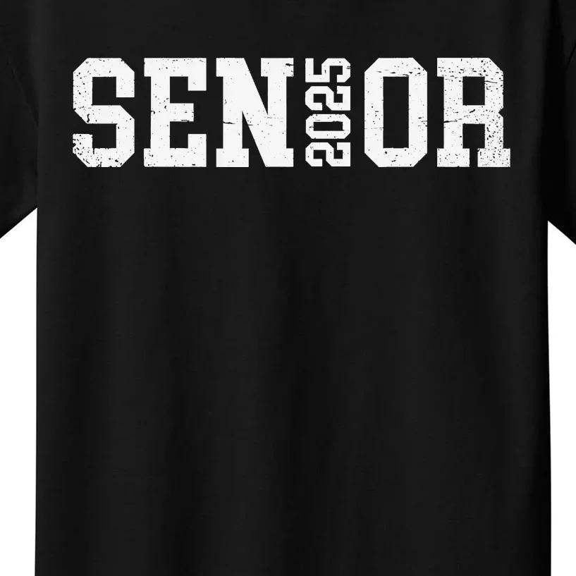 Class Of 2025 Senior 2025 Graduation 2025 Back To School Kids T-Shirt