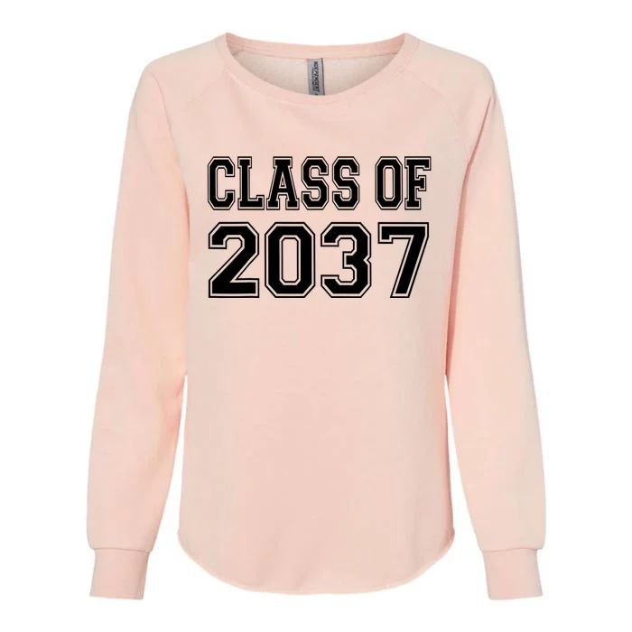 Class Of 2037 Grow With Me Womens California Wash Sweatshirt