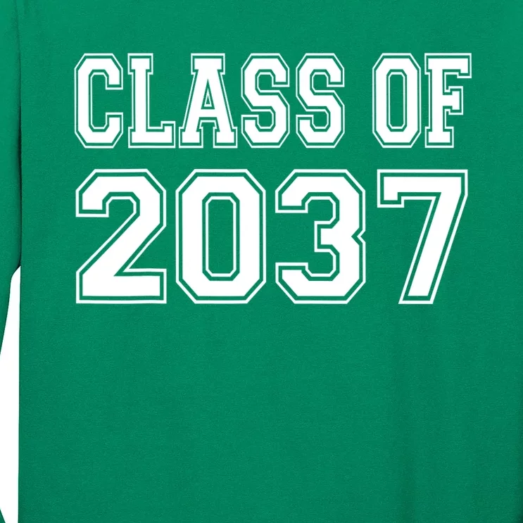 Class Of 2037 Grow With Me Long Sleeve Shirt