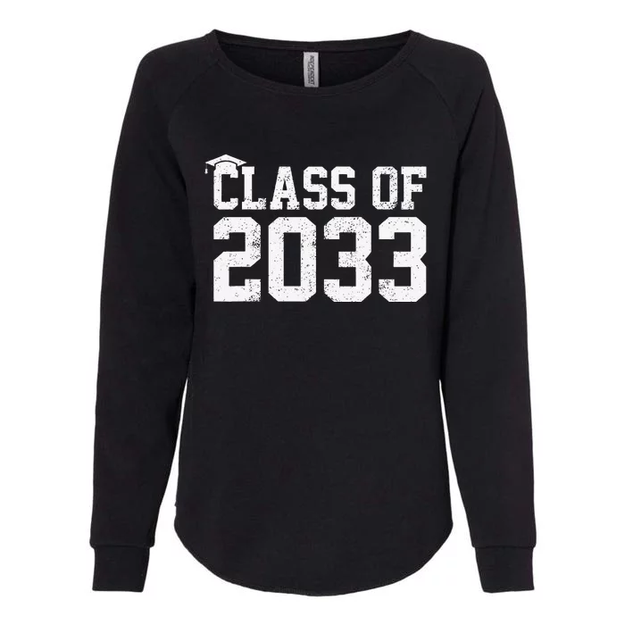 Class Of 2033 Grow With Me Graduation First Day Of School Womens California Wash Sweatshirt