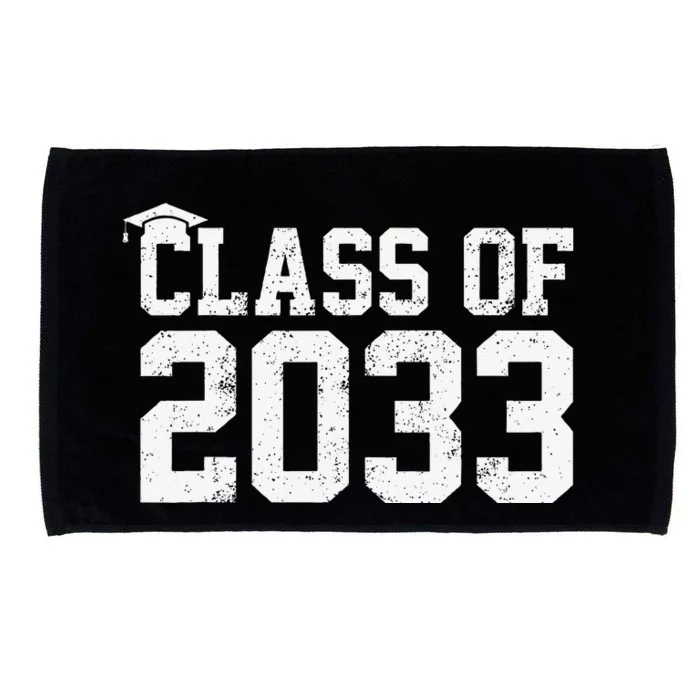 Class Of 2033 Grow With Me Graduation First Day Of School Microfiber Hand Towel