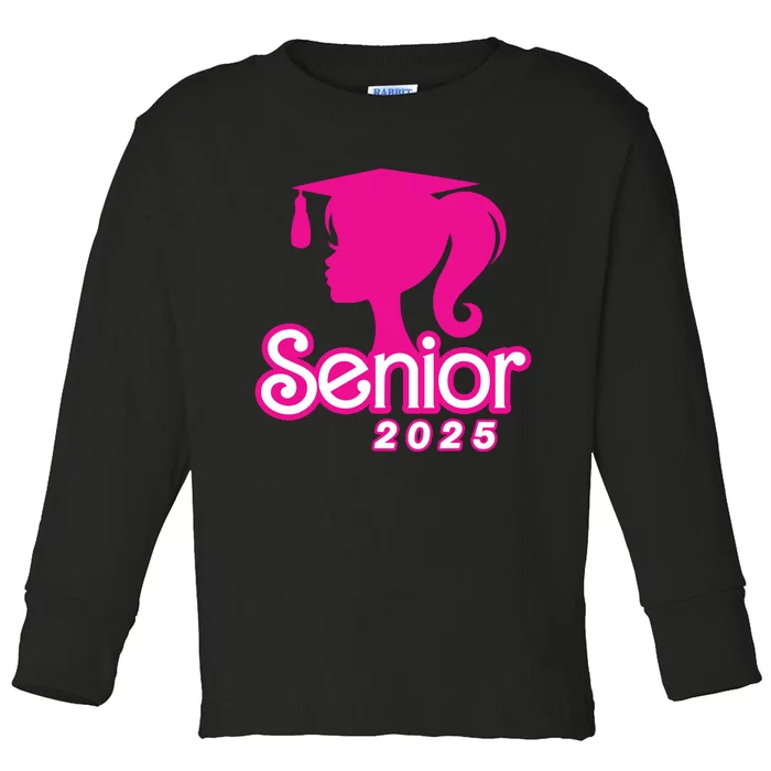 Class Of 2025 Senior Gifts Funny Seniors 2025 Girl Women Toddler Long Sleeve Shirt