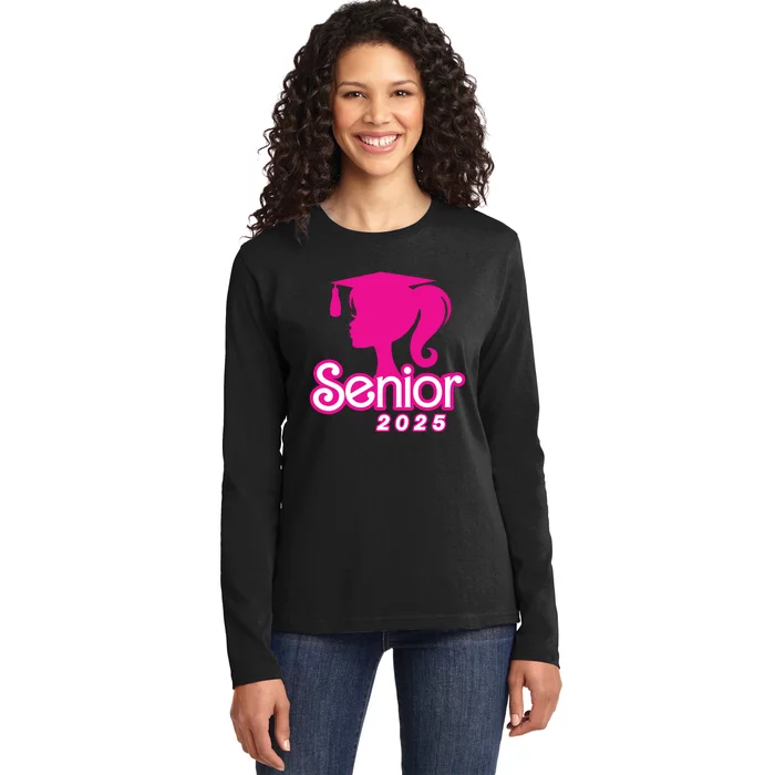 Class Of 2025 Senior Gifts Funny Seniors 2025 Girl Women Ladies Long Sleeve Shirt