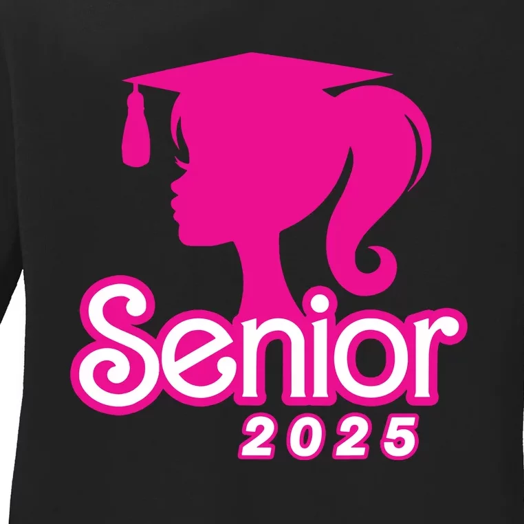 Class Of 2025 Senior Gifts Funny Seniors 2025 Girl Women Ladies Long Sleeve Shirt