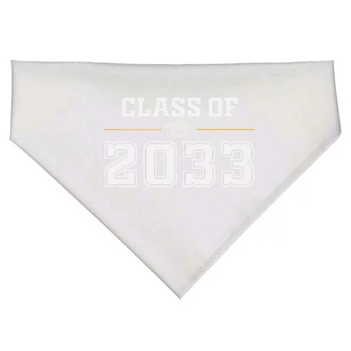 Class Of 2033 Grow With Me Graduation USA-Made Doggie Bandana