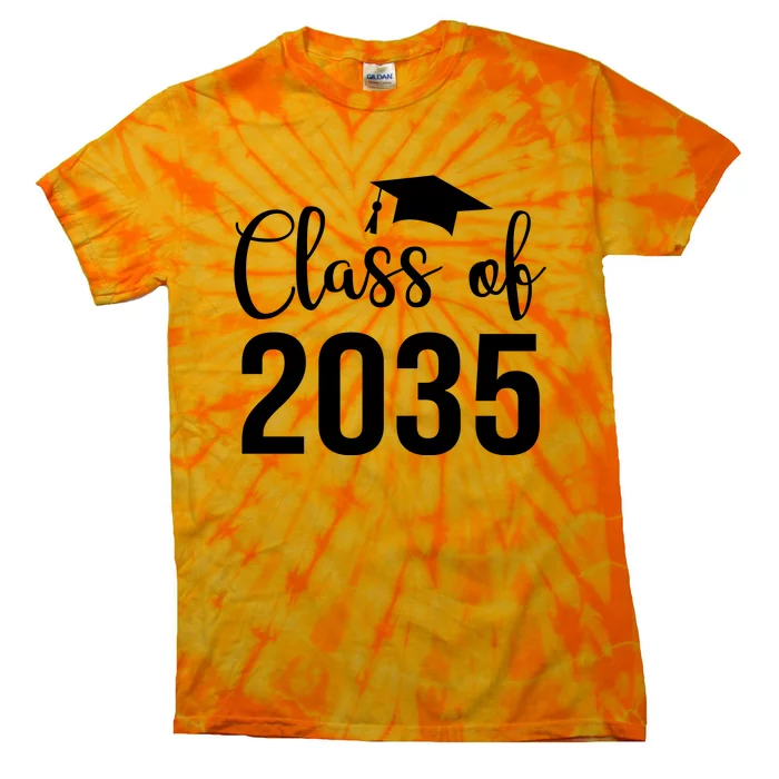 Class Of 2035 Graduation Tie-Dye T-Shirt