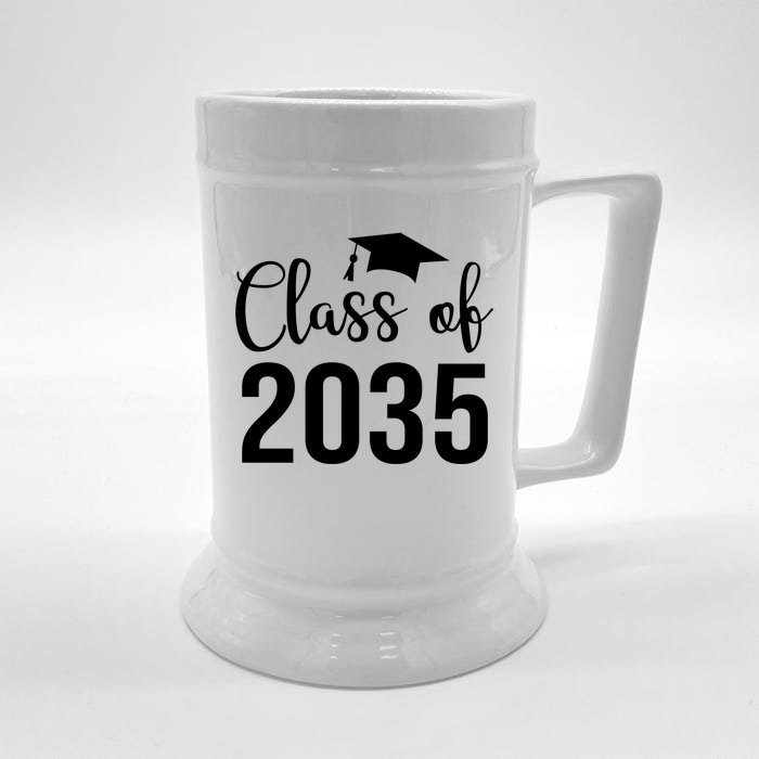 Class Of 2035 Graduation Front & Back Beer Stein