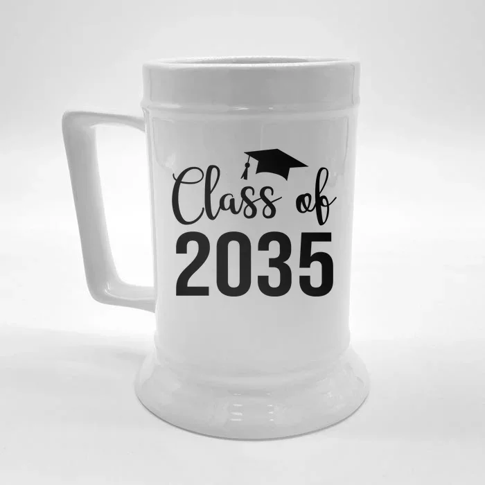 Class Of 2035 Graduation Front & Back Beer Stein