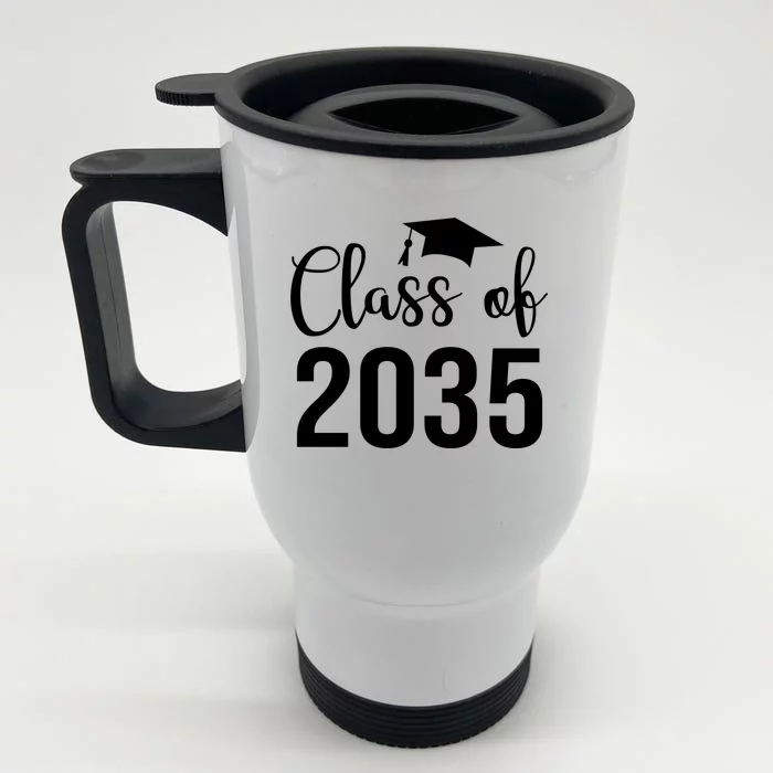 Class Of 2035 Graduation Front & Back Stainless Steel Travel Mug