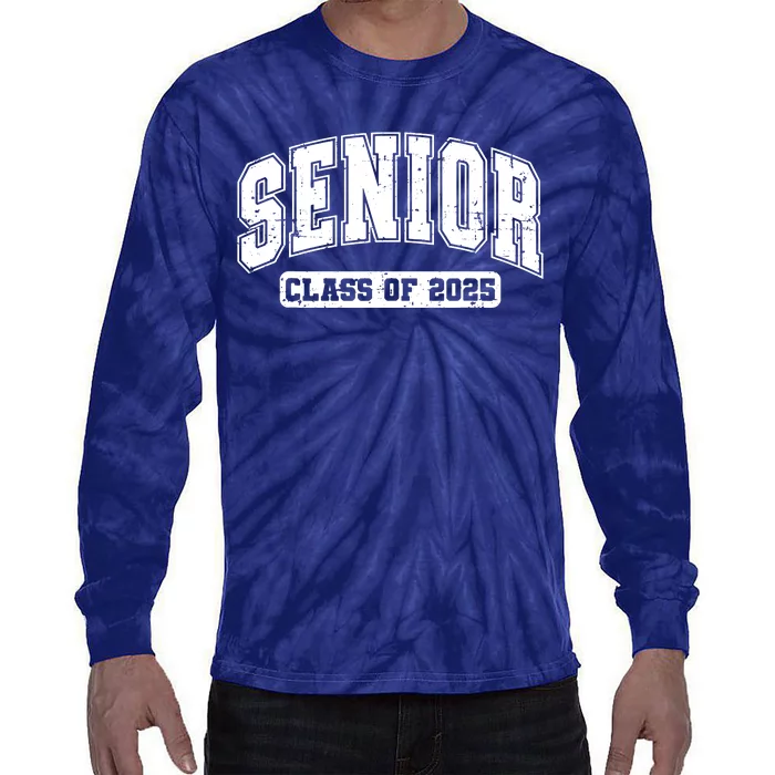 Class Of 2025 Senior 2025 Graduation 2025 Back To School Tie-Dye Long Sleeve Shirt